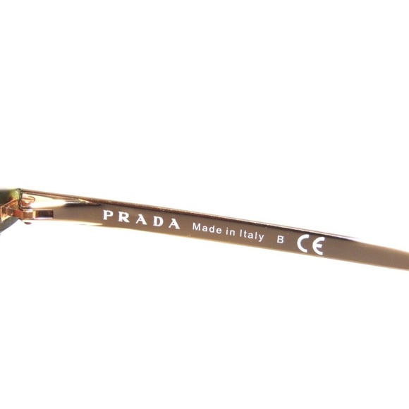 Prada 11TV 11 KJN-1O1 51 Striped Brown Orange Eyeglasses PR11TV - Picture 5 of 5